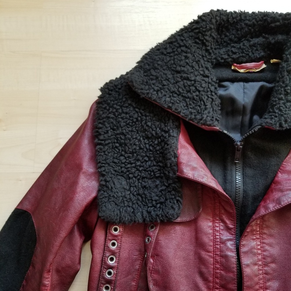 Princess Vera Wang faux leather jacket